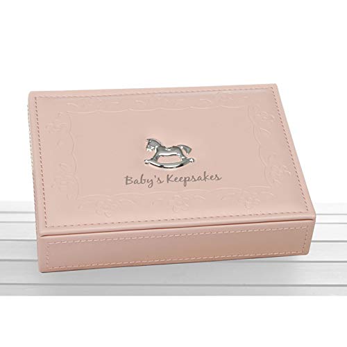 Shudehill Giftware Baby Girl Pink Keepsake Box