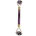 Natural Amethy Quartz Jade Stone Roller for Face Massage Neck Beauty with Double Roller,Anti-Aging Beauty Skincare Tool to Rejuvenate Facial Skin and Anti-Wrinkle Massager for Face Eyes Neck(Amethyst)