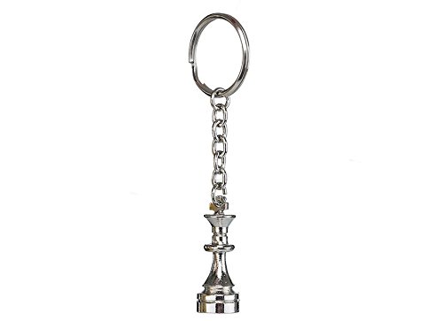 Chess metal keychain king - chess piece key tag