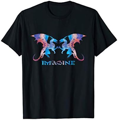 Crazy Fun Designs Gifts - GamerFractal Fantasy Dragons - Imagine T-ShirtOEKO-TEX STANDARD 100
