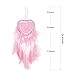 SSAWcasa Dream Catcher for Kids,Dreamcatcher with Led Lights,Girls Bedroom Wall Decor,Colorful Wall Hanging Decorations for Baby Room Birthday Wedding Party Supplies Car Ornament Gift (Heart)