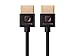 Monoprice HDMI High Speed Cable - 6 Feet - Black, 4K@60Hz, HDR, 18Gbps, 36AWG, YUV 4: - Ultra Slim Series
