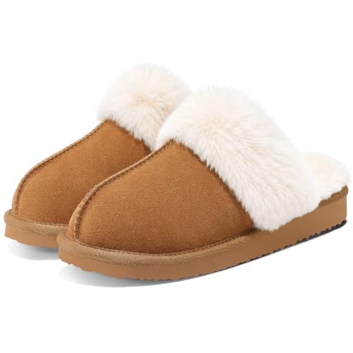 Litfun Fuzzy Memory Foam Slippers