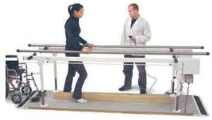 Power Height Parallel Physical Therapy Bars, 10 ft (L) x 17-27in (H) (Child Height)