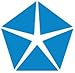 Old Chrysler Pentastar Decal 5