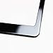 Circle Cool One Black Chrome Stainless Steel License Plate Frame Holder Front Or Rear Bracket Laser Engrave Fit Jaguar with Logo Aluminum Screw Cap