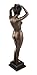 Veronese Design Bronzed Finish Standing Nude Woman Statue Figure Erotic Art