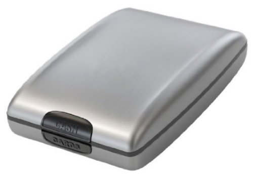 New Aluminum Credit Card Wallet - RFID Blocking Case - A200113, Silver
