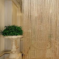Buy Generic Glitter String Bead Door Curtain Panels Screen And