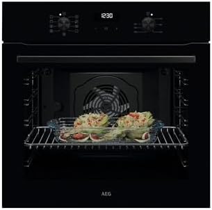 Horno Multifunción TU5AB20WSK, 72 L, Limpieza Aqua Clean, 7 Programas, Ventilador XXL SurroundCook, Cocción Multinivel, Mandos Escamotables, Pantalla LED, Cristal Negro