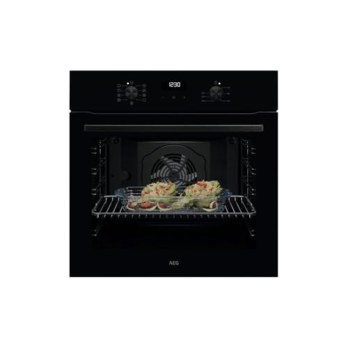Horno Multifunción TU5AB20WSK, 72 L, Limpieza Aqua Clean, 7 Programas, Ventilador XXL SurroundCook, Cocción Multinivel, Mandos Escamotables, Pantalla LED, Cristal Negro