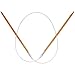 ChiaoGoo Circular 24 inch (61cm) Bamboo Dark Patina Knitting Needle Size US 11 (8mm) 2024-11