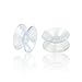 TOVOT 20PCS 2 Types Suction Cups Suction Pads with Screw 30mm Scukers Set for Glass