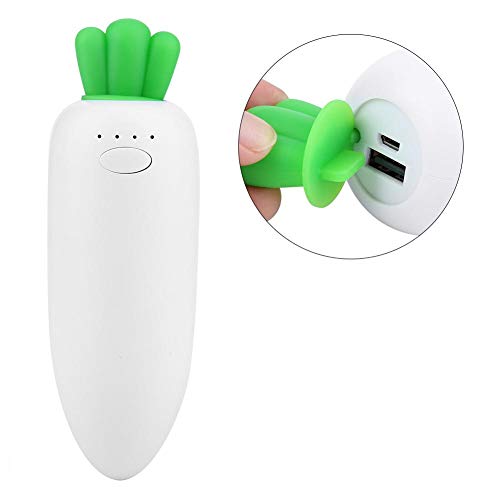 Reusable Hand Warmers - Portable Cute Carrot Hand Heater USB Power Banks Charger, Hand-Heating for Winter (Style : Turnip)