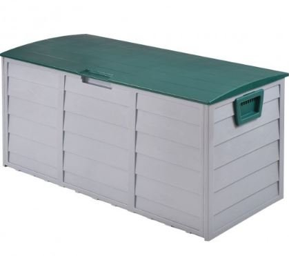image for K&A Company Outdoor Durable Plasic Storage Box Patio Garden Furniture 