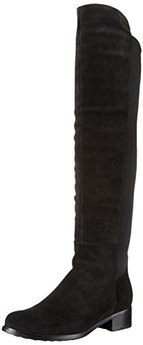 Blondo Women's Velma Waterproof Riding Boot, Black Suede, 5.5 M US