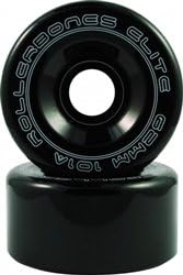 Rollerbones Art Elite 101A Competition Roller Skate Wheels (Set of 8), Black, 57mm