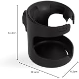 Silver Cross Dune Reef Cup Holder Pram Accessory Black view 2