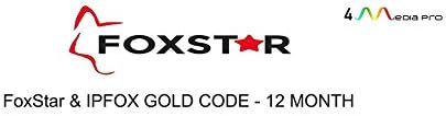 Gold Code for FoxStar & IPFOX - 12 Months Subscription