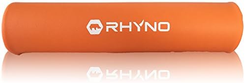 Barbell Squat Pad with Velcro - Weight Bar Neck and Shoulder Protection - Provides Comfort and Support during Squats,Lunges,Hip Thrusts (Orange)