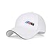 Wall Stickz BearFire Logo Embroidered White Color Adjustable Baseball Caps for Men and Women Hat Travel Cap Racing Motor Hat (fit BMW-m)