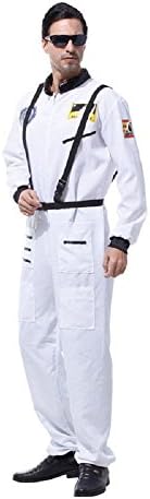 Adkinly Men's Astronaut Costume Two Color Optional