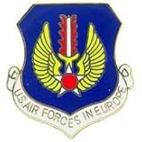 Metal Lapel Pin - US Air Force Pin - Air Force Command - US Air Forces Europe