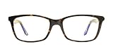 Pixel Eyewear Designer Computer Glasses with Anti-Blue Light Tint UV Protection, Anti-Glare, Full Rim, Acetate Frame Tortoise Color - Oryc Style