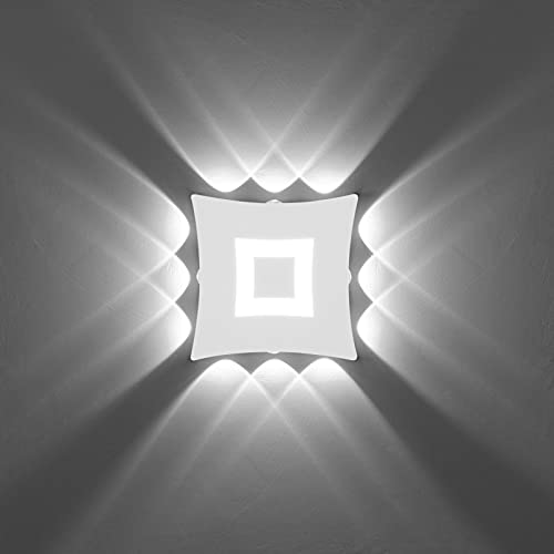 KAWELL 18W Modern Wandleuchte LED Wandlampe Up Down Wasserdicht IP65 Aluminium LED Wandbeleuchtung Innen Außen für Schlafzimmer Wohnzimmer Badezimmer Treppen Flur Korridor Eingang