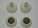 Pair of Realistic Acrylic Eyes for Halloween Props, Masks, Dolls or Bears (Light Brown 26mm)