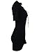 TOB Women's Sexy Halter Lace up T Shirt Mini Club Dress ,Black,Medium