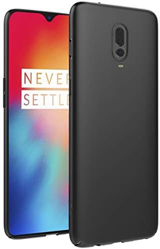 OnePlus 6T Case, Surface Surface Protective Armor Defender Anti-Slip Shock-Proof Scratch Resistant Surface Bumper Back Case Cover Compatible with OnePlus 6T (Black)
