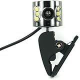 Generic 6 LED USB Digital Web Camera Webcam Plus Microphone for Laptop Notebook PC Live Chat Video (PC359A)