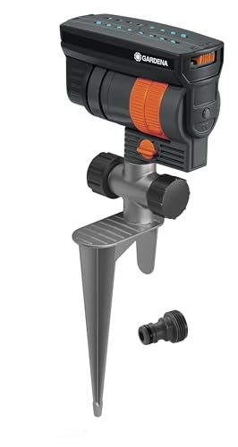 Gardena Oszillierender Sprinkler „ZoomMaxx“ auf Metallstufenspitze