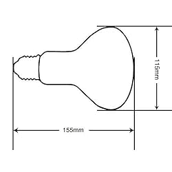 LUCKY HERP Reptile UVA UVB Mercury Vapor Bulb