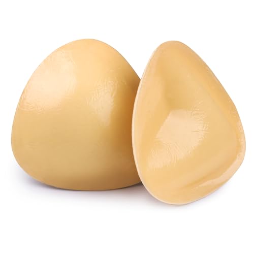 Niidor Bra Inserts, Double-sided Sticky Bra Pads Inserts Silicone, Push Up Bikini Padding Inserts Reusable, Stick on Bra Pads