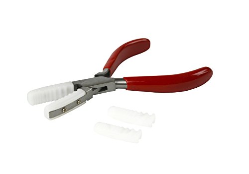 Tube Holding Pliers w/ Non-Marring Nylon Jaws Jewelry Making Wire Bending Metal Forming Repair Tool