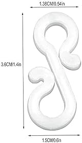 Simply Products Mini Gutter Hooks Clear Plastic Weatherproof String Light Rope view 2
