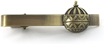 Pioneer PlusLiahona Tie Bar/Tie Clip - Antique Bronze - Sculpted All-Metal Design - LDS Missionary & Priesthood Gift