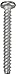 Small Parts 0212LPP Steel Thread Rolling Screw for Plastic, Zinc Plated, Pan Head, Phillips Drive, #2-28 Thread Size, 3/4