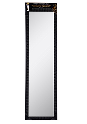 American Dream Home Goods 580-BK 48-inch Black Over the Door Mirror