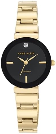 Anne Klein Women's Japanese Quartz Dress Watch with Metal Strap, Gray, 8 (Model: AK/2716GYST) AUTHENTIC Anne Klein Women\u0027s Japanese Quartz Dress Watch with Metal Strap,  Gold Model: AK&frasl;3784CHGB