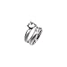 2 pcs Matt Stainless Steel Wedding Ring Sets Band 3MM Engagement Ring, Size 5 to 12