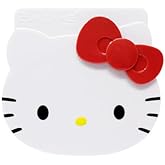 The Cr&egrave;me Shop x Hello Kitty - Cr&egrave;me Blush Balm Peach Pouf Buildable Long-lasting Easily Blendable Hydrating &amp; Soothing Aloe Vera Compact Mirror. Elevate Your Makeup Game - Berry Cute (Set of 1)