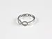 Chengxun Best Friends Forever Infinity Ring Cubic Zirconia (Silver)