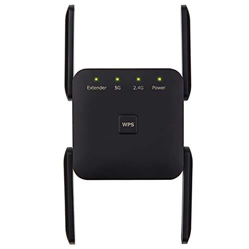 Repetidor-WiFi-1200Mbps-24-GHz-y-5GHz-Extensor-WiFi-Inalambrico-Amplificador-Senal-de-WiFi-Doble-Banda-Enrutador-Inalambrico-Extensor-de-Red-WiFiRepertidorAp-ModoWPS-Modos-4-Antenas-Externas