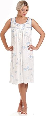 sleeveless jersey nightdress