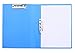 Double Strong Clips File Folder Report Cover, Punchless Binder, Office Project Folder, Commercial or School Documents File Folder, for Letter Size or A4 Size, 100 Sheet Capacity, Blue