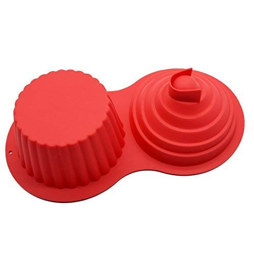 Vigorlife Silicone NonStick Giant Cupcake Pan Jumbo Cupcake Muffin