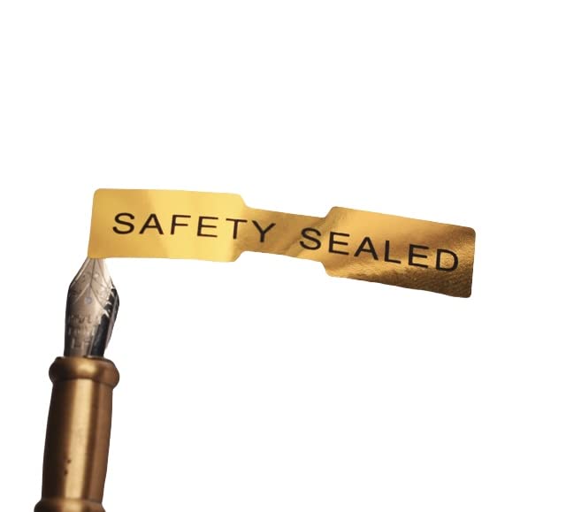 Hologram Stickers Labels Dog Bone Warranty Void Labels Tamper Proof 50 mm x 10 mm Safety SALED Gold (200)